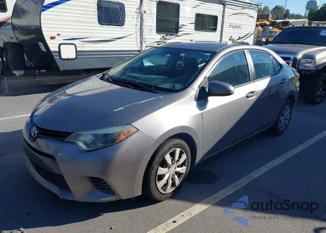 2016 Toyota Corolla Le from USA, damaged, VIN 2T1BURHE2GC684020